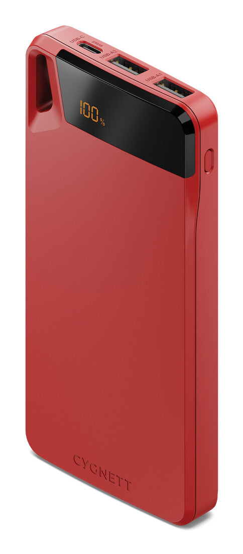 Cygnett ChargeUp Boost 4th Generation Lithium 10000 mAh Red