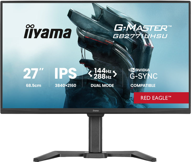 iiyama G-MASTER GB2771UHSU-B1 computer monitor 68.6 cm (27") 3840 x 2160 pixels 4K Ultra HD LED Black