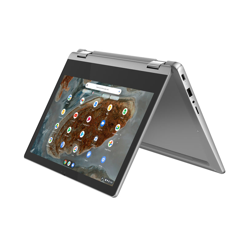 Lenovo IdeaPad Flex 3 Chrome 11M836 MediaTek MT8183 Chromebook 29.5 cm (11.6") Touchscreen HD 4 GB LPDDR4x-SDRAM 64 GB eMMC Wi-Fi 5 (802.11ac) ChromeOS UK English Grey