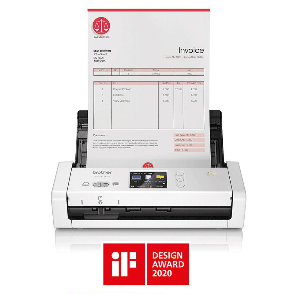 Brother ADS-1700W scanner ADF scanner 600 x 600 DPI A4 Black, White - image 3