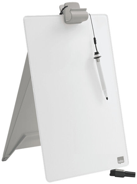 Nobo Desktop Whiteboard Easel With Dry Erase Glass Surface 21,6x29,7cm - image 3
