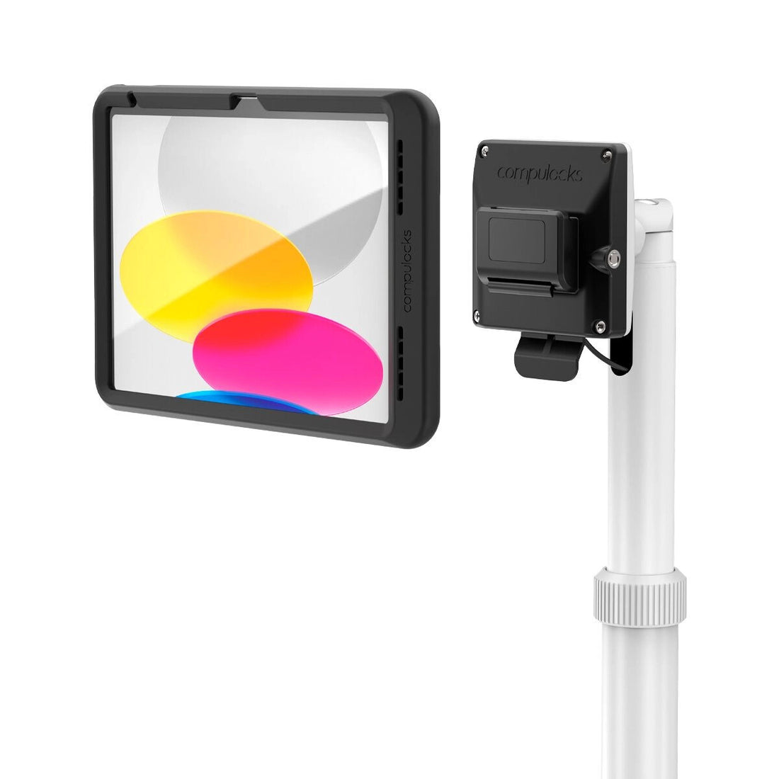 Compulocks iPad 10th-11th (A16) Gen, Mount with Cable-free Charging Medical Rolling Cart Black - image 5
