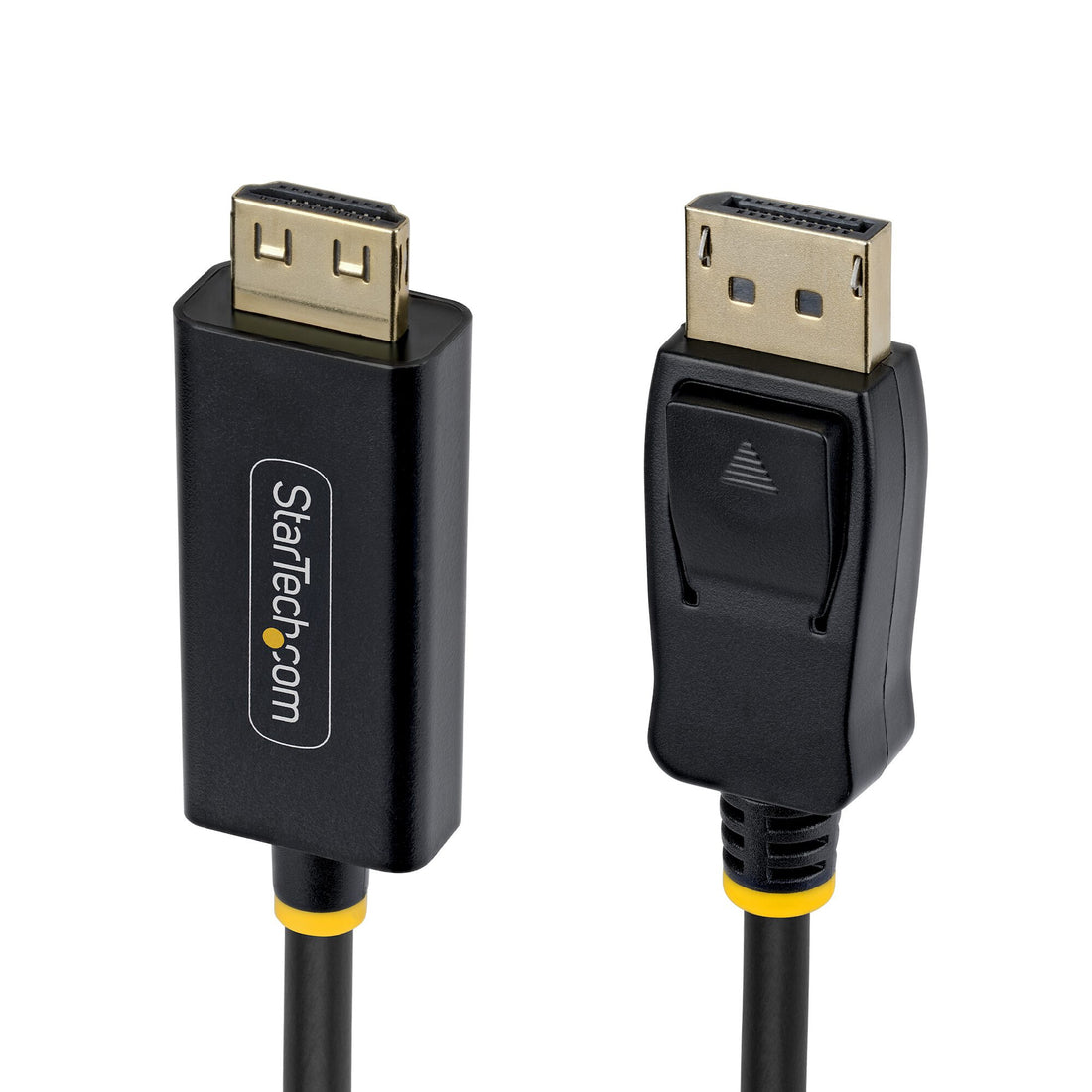 StarTech.com 15ft (4.5m) DisplayPort to HDMI Adapter Cable with Gripping Connectors, 4K 60Hz, HDR