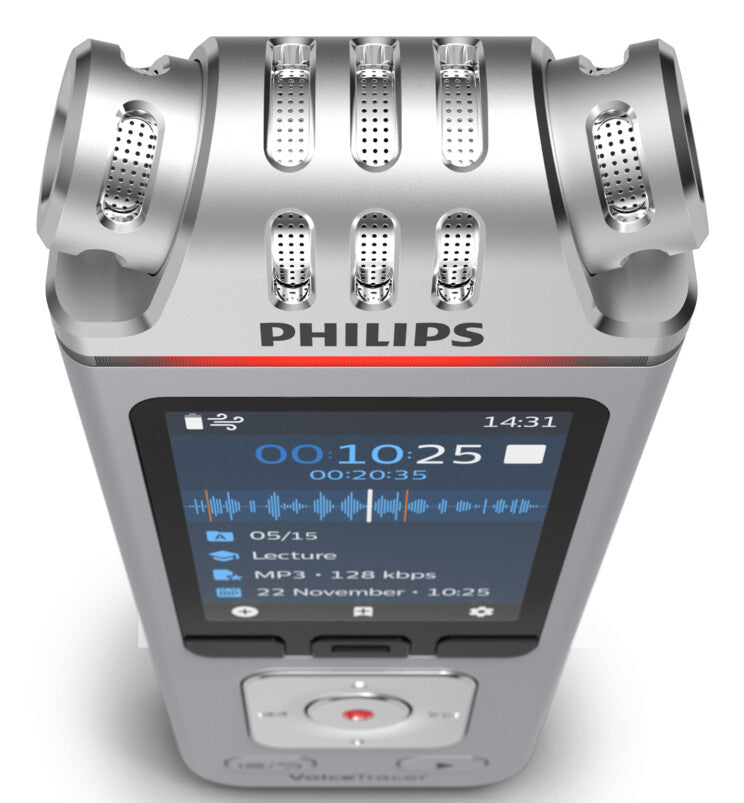 Philips DVT4115 Digital Voice Tracer Flash card Chrome, Silver - image 5
