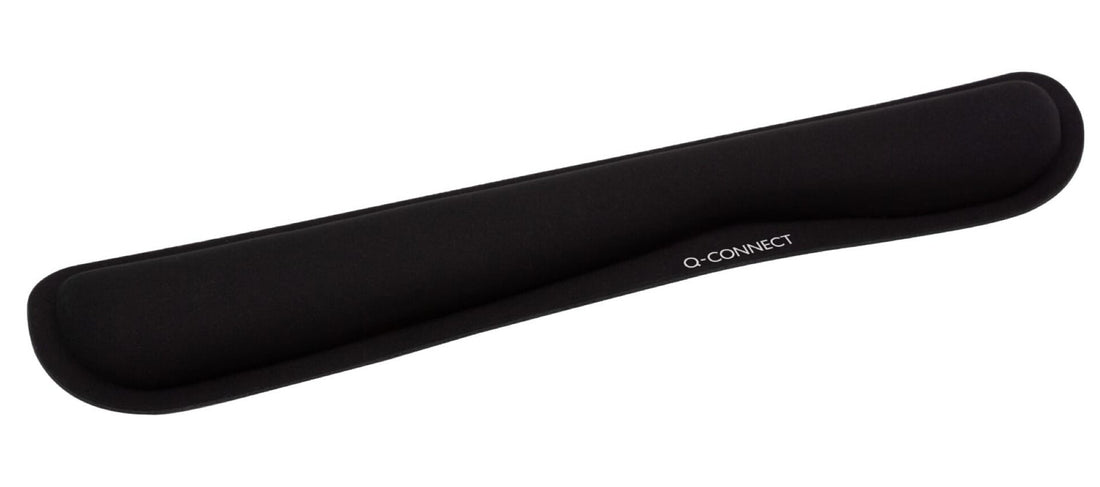 Q-CONNECT KF03684 wrist rest Fabric, Foam, Rubber Black