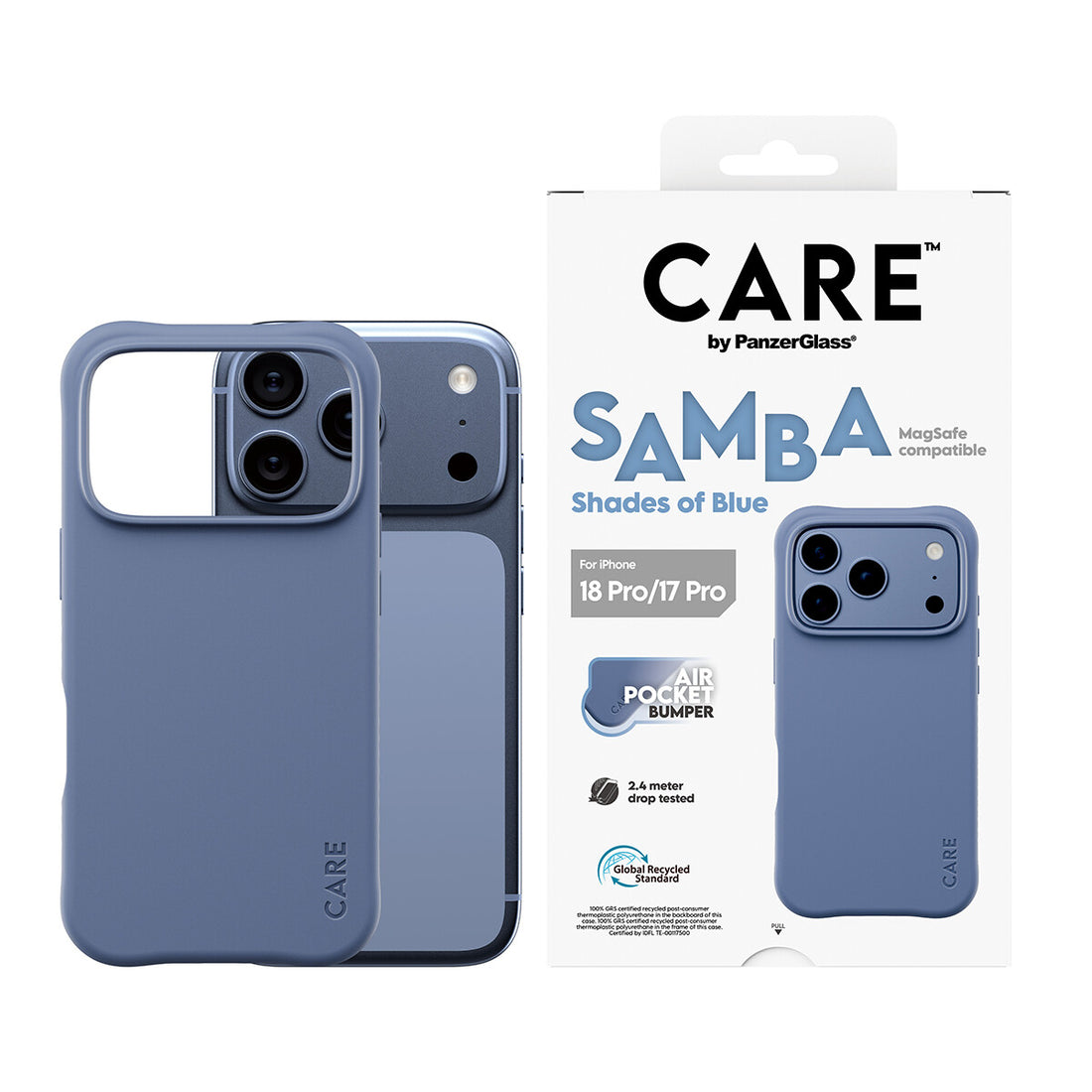 PanzerGlass CARE by Samba Case Shades of Blue w. MagSafe iPhone 18 Pro | 17 Pro - image 2