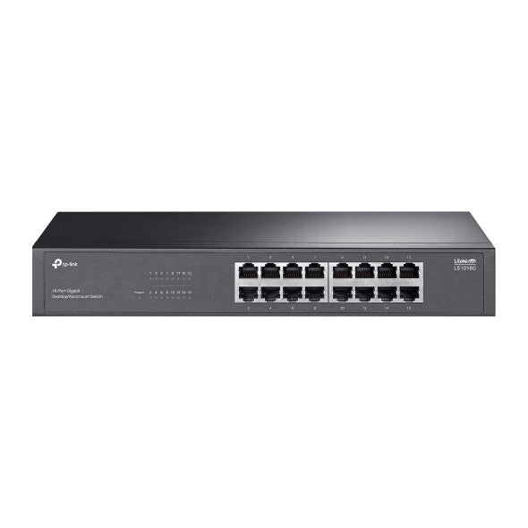 TP-Link LS1016G network switch Unmanaged Gigabit Ethernet (10/100/1000) Black