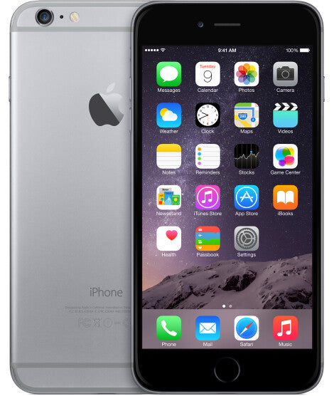 Orange iPhone Apple 6 Plus 14 cm (5.5") Single SIM iOS 9 4G 16 GB Grey