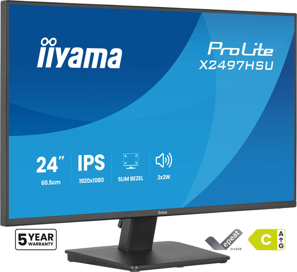 iiyama ProLite 23.8" Full HD 120Hz Monitor (X2497HSU-B1)