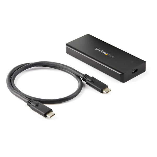 StarTech.com USB-C 10Gbps M.2 NVMe PCIe SSD Enclosure - Rugged Aluminum External M.2 PCIe M-Key Case IP67 Rated - 1GB/s Read/Write - Supports 2230/2242/2260/2280 - TB3 Compatible - Mac/PC - TAA
