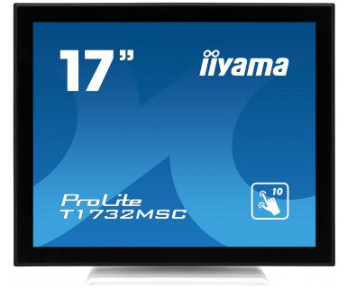 iiyama ProLite T1732MSC-W1X computer monitor 43.2 cm (17") 1280 x 1024 pixels LED Touchscreen Black, White