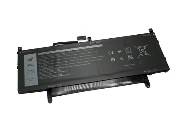 BTI 0HYMNG compatible 52Wh 4-cell battery for DELL LATITUDE 9510 9510 2-IN-1