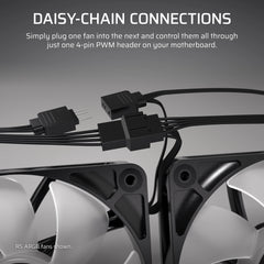 Corsair RS120 Computer case Fan 12 cm Black 3 pc(s)