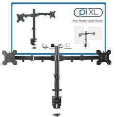 piXL DOUBLE ARM monitor mount / stand 68.6 cm (27