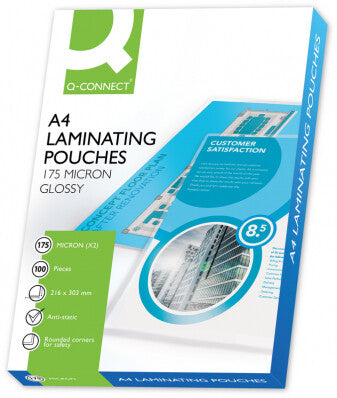 Q-CONNECT KF11342 laminator pouch 100