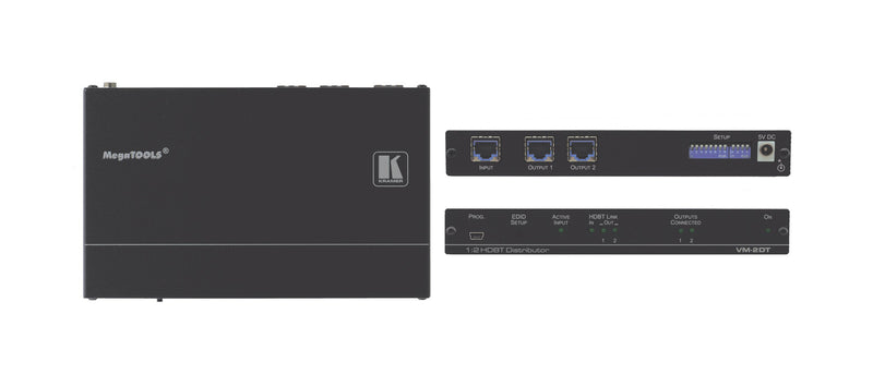 Kramer Electronics VM-2DT video line amplifier Black