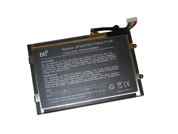BTI 0T7YJR compatible 63Wh 4-cell battery for ALIENWARE M11X R1 R3 M14X R1 R2