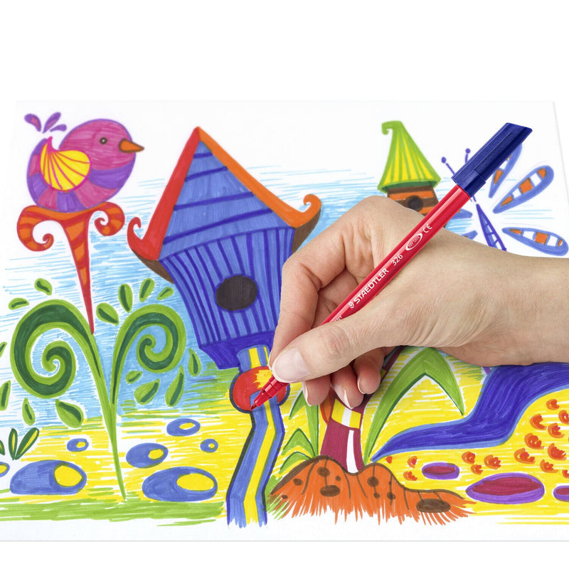 Staedtler 326 C20 permanent marker Bullet tip Assorted colours 20 pc(s)