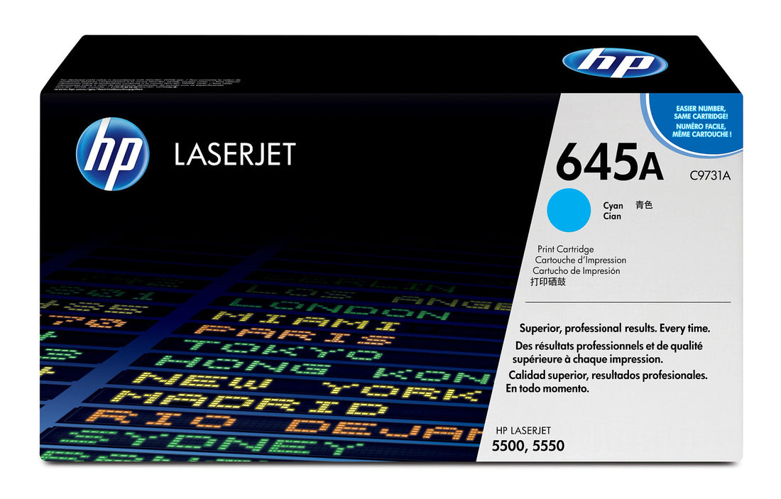 HP 645A Cyan Original LaserJet Toner Cartridge - image 2