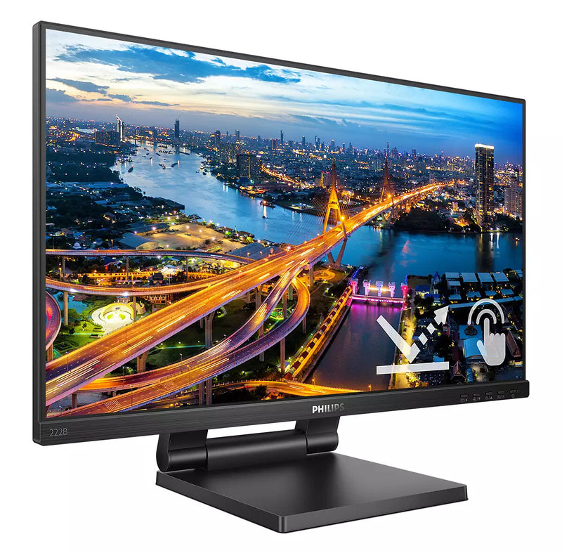 Philips B Line 222B1TC/00 computer monitor 54.6 cm (21.5") 1920 x 1080 pixels Full HD LED Touchscreen Black