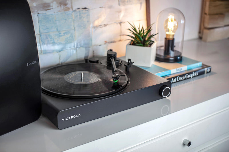 Victrola Stream Belt-drive audio turntable Black