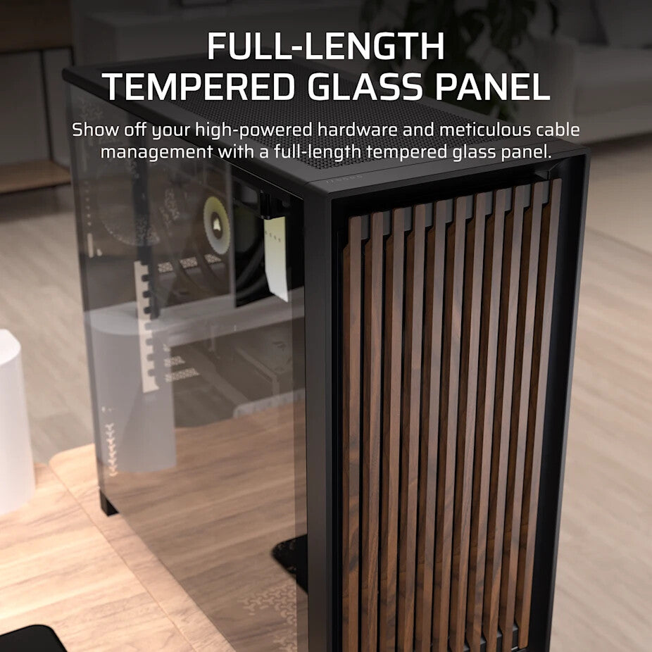 Corsair FRAME 5000D WOOD RS Midi Tower Black, Walnut - image 7