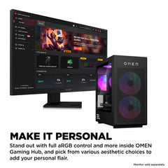 HP OMEN 35L Gaming Desktop GT16-0000na PC AMD Ryzen™ 5 8500G 16 GB DDR5-SDRAM 1 TB SSD NVIDIA GeForce RTX 4060 Windows 11 Home Tower Black