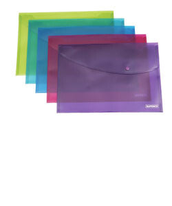 Rapesco Foolscap Bright Popper Wallet report cover Polypropylene (PP)