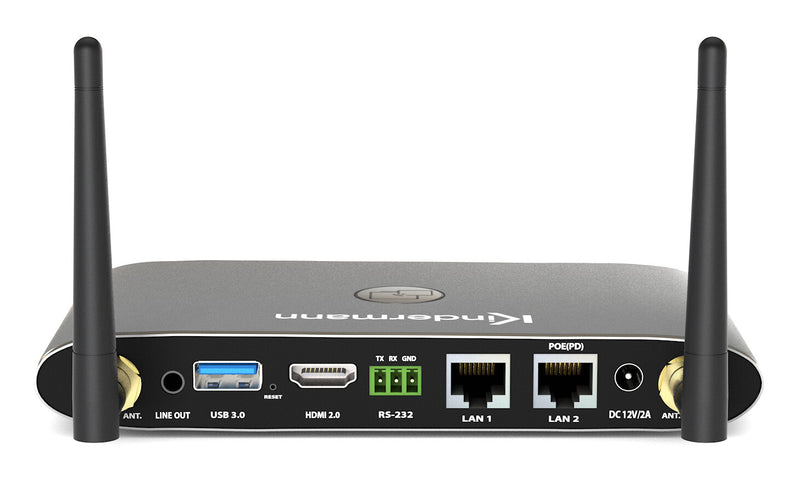 Kindermann KLICK & SHOW K-42H Kit, Wireless Presentation System with 2 HDMI WIFI transmitters