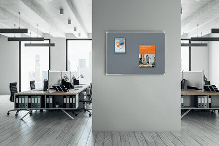 Nobo Premium Plus insert notice board Indoor Blue Aluminium - image 5