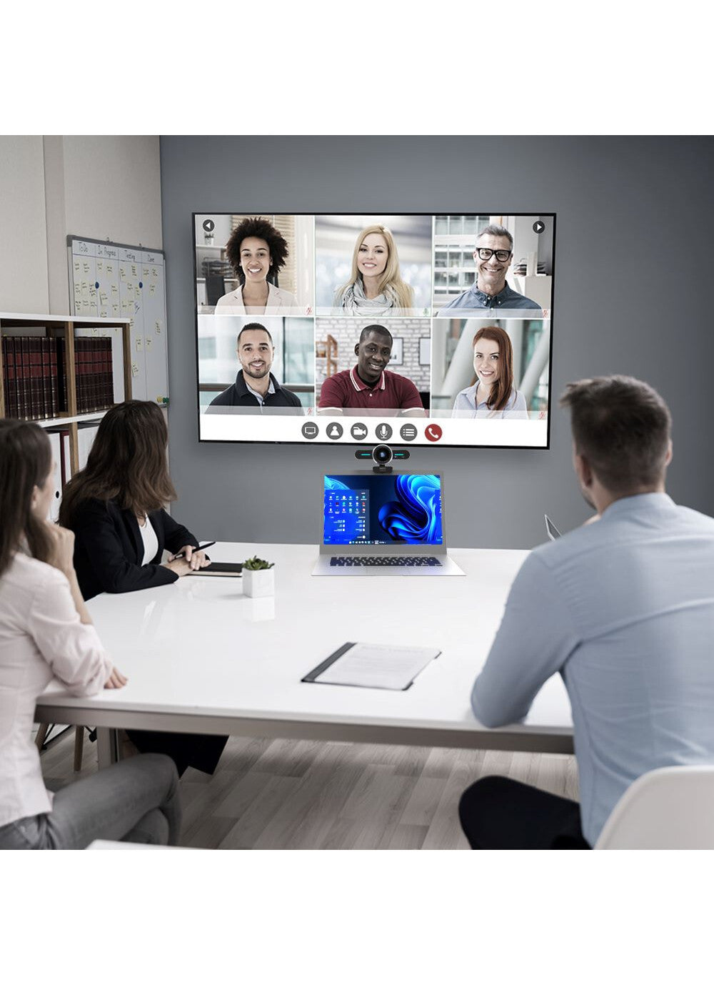 Port Designs 902003 video conferencing camera 8.29 MP Black 3840 x 2160 pixels 30 fps CMOS - image 9