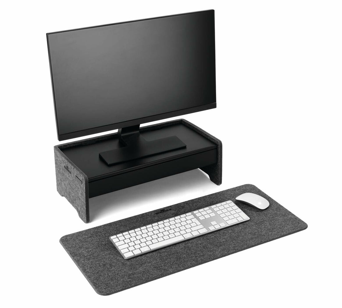 Durable 708158 desk pad PET felt Charcoal - image 7