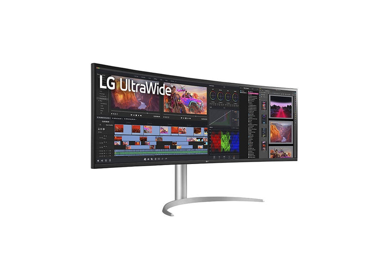 LG 49WQ95C-W computer monitor 124.5 cm (49") 5120 x 1440 pixels UltraWide Dual Quad HD Silver