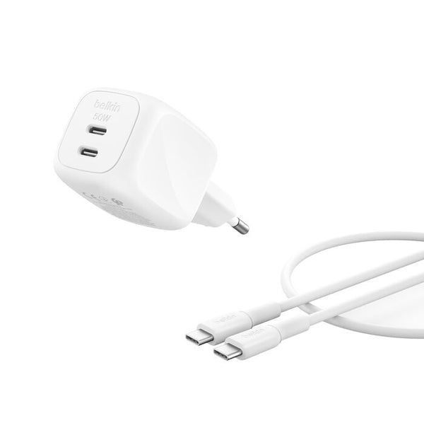 Belkin WCH019kq1MWH-B6 Universal White AC Fast charging Indoor