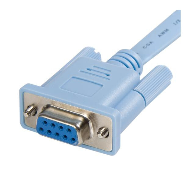 StarTech.com 6 ft RJ45 to DB9 Cisco Console Management Router Cable - M/F - image 2
