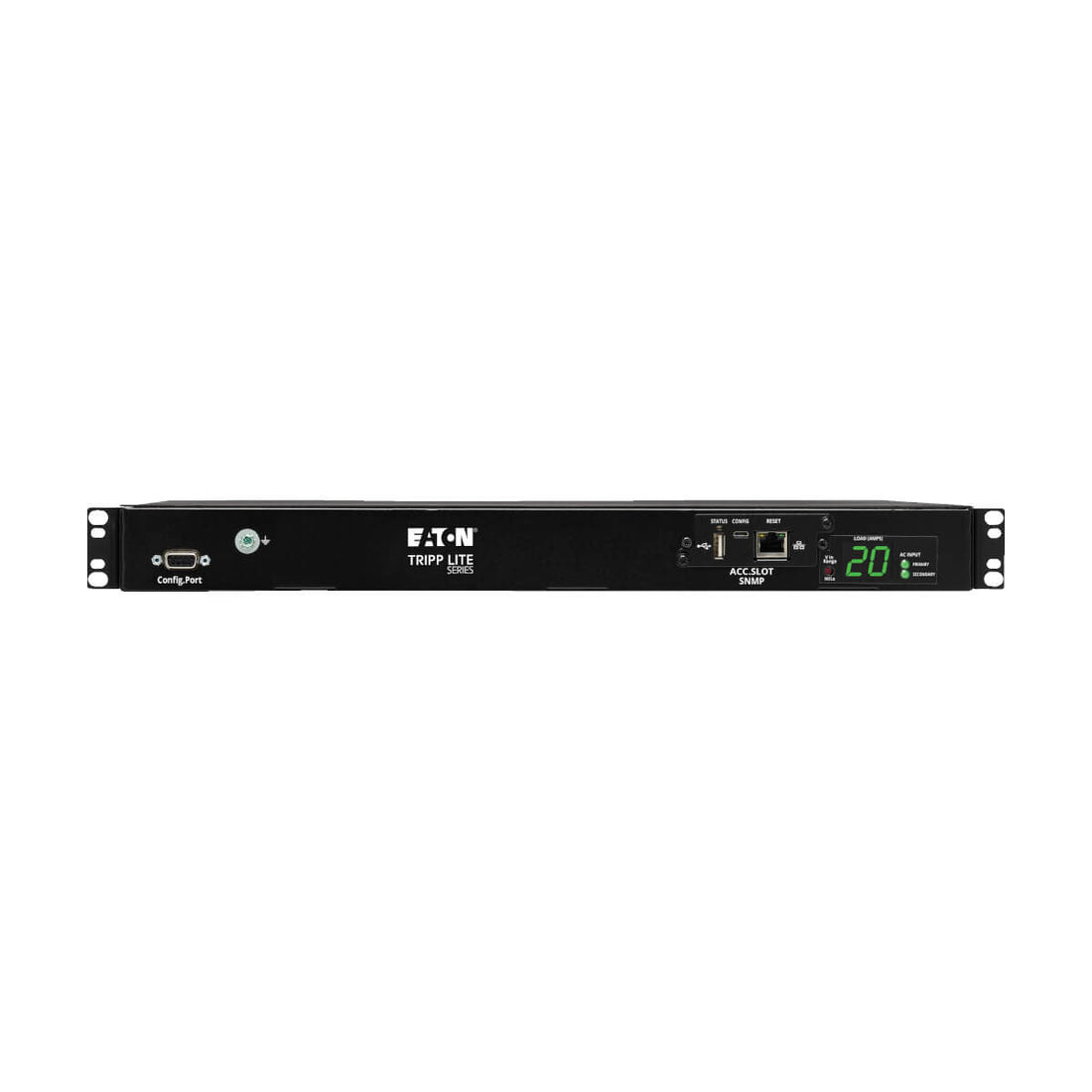 Eaton PDUMH20HVATNET 3.8kW Single-Phase Switched Automatic Transfer Switch PDU, Two 200-240V C20 Inlets, 8 C13 - image 3