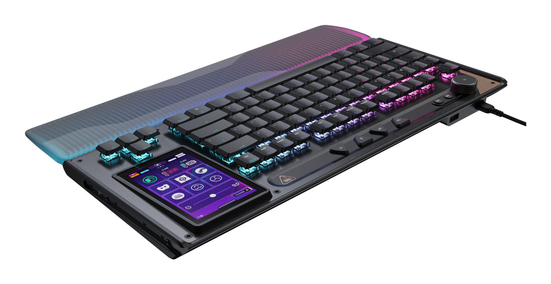 Turtle Beach Command Series KB7 TKL Wired Gaming Keyboard - 4.3” Touchscreen Command Display, Titan - image 7