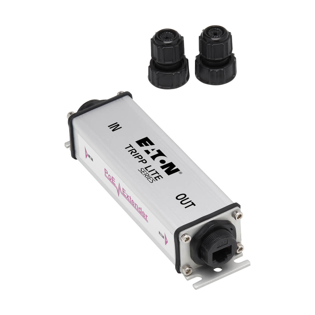 Tripp Lite NPOE-EXT-1G30WP Gigabit Ethernet PoE/PoE+ Extender, Water Resistant - Cat5e/6/6a, IP65, IEEE 802.3at/af, 30W, 1 Port
