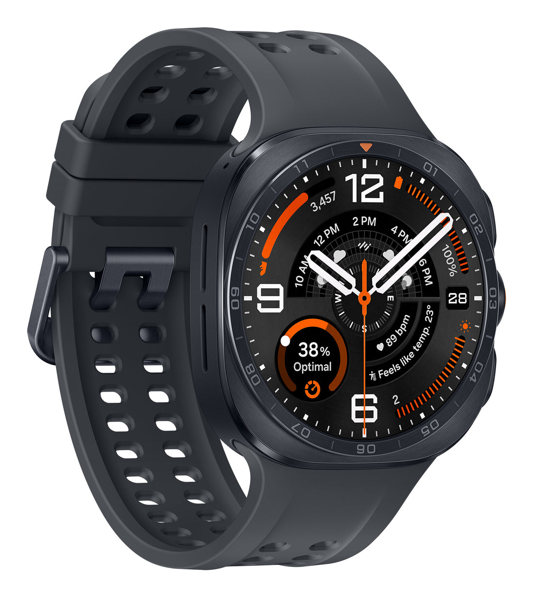 Samsung Galaxy Watch Ultra2 1.5" AMOLED 47 mm Digital 498 x 498 pixels Touchscreen 4G Grey Wi-Fi GPS - image 3