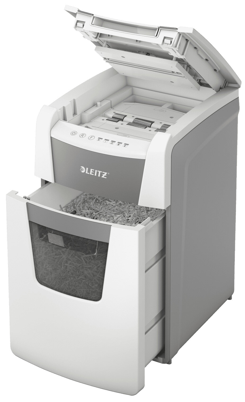Leitz P5 44L paper shredder Micro-cut shredding 55 dB 23 cm Silver, Black, White, Grey - image 3