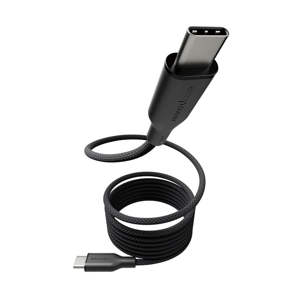 PanzerGlass empower™ by ® Magnetic 240W USB-C to USB-C Cable | USB 2.0 | 1.5M | Space Black