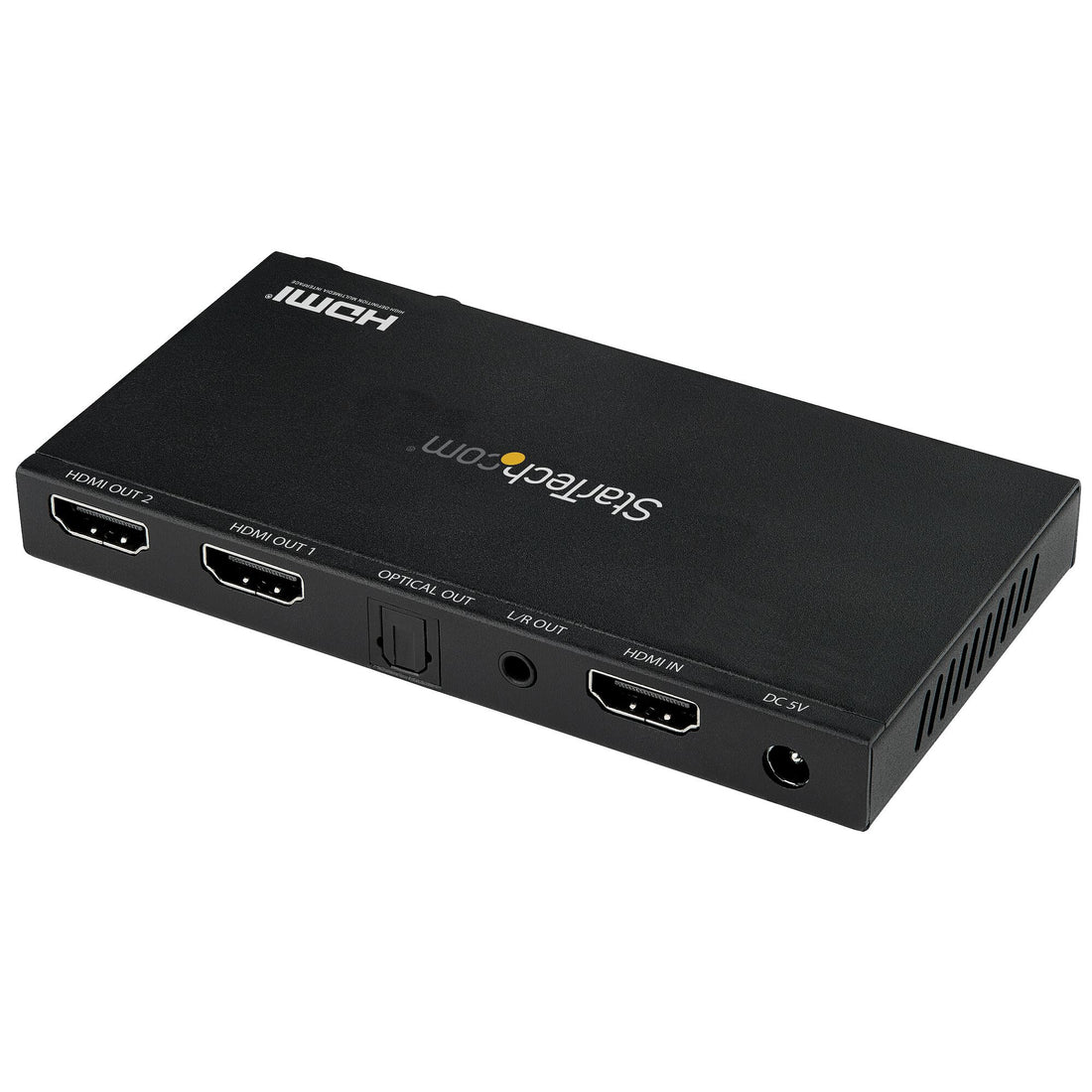 StarTech.com 2-Port HDMI Splitter (1x2) - 4K 60Hz UHD HDMI 2.0 Audio Video Splitter w/ Scaler & Audio - image 2