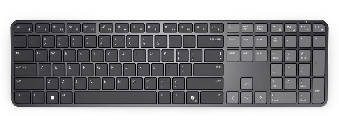 DELL Pro 7 Slim KB726 keyboard Home/Office RF Wireless + Bluetooth QWERTY UK English Graphite