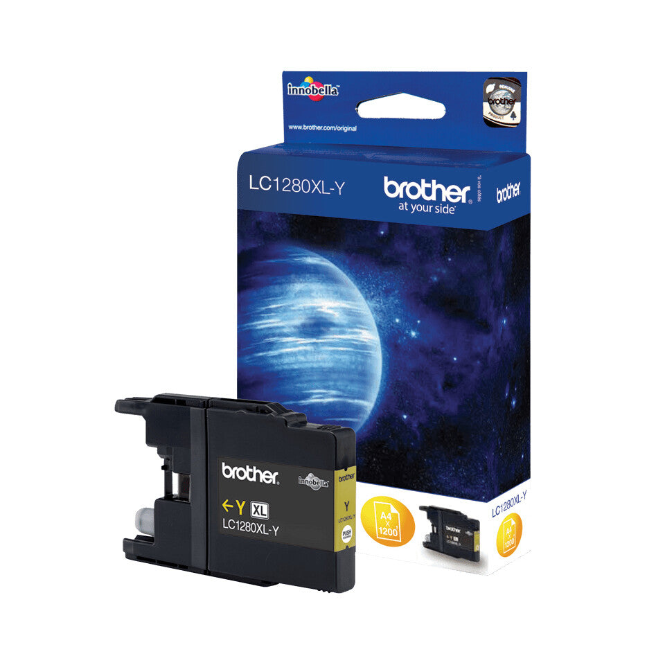 Brother LC1280XLY ink cartridge Original High (XL) Yield Yellow