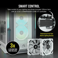 Corsair iCUE 5000T RGB Midi Tower White