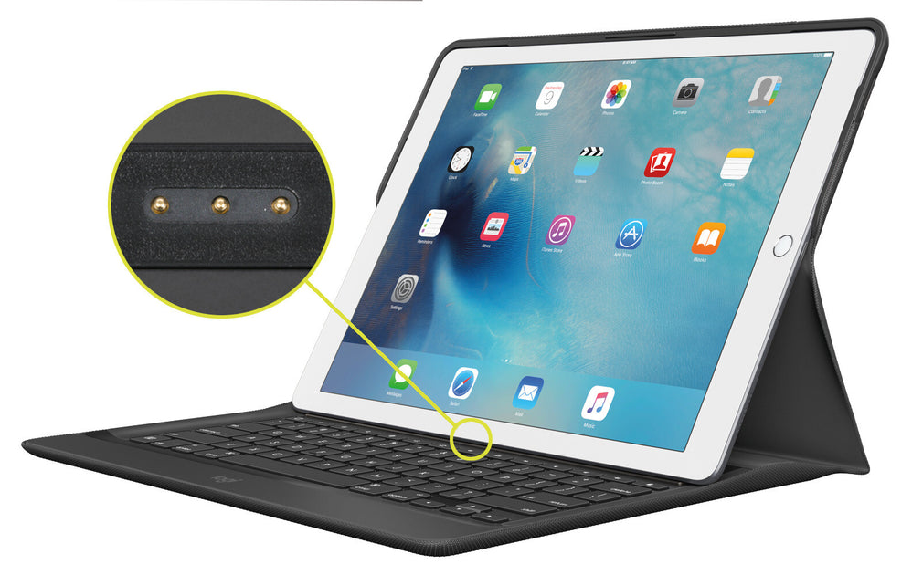 Logitech CREATE Backlit Keyboard Case with Smart Connector QWERTY Span ...