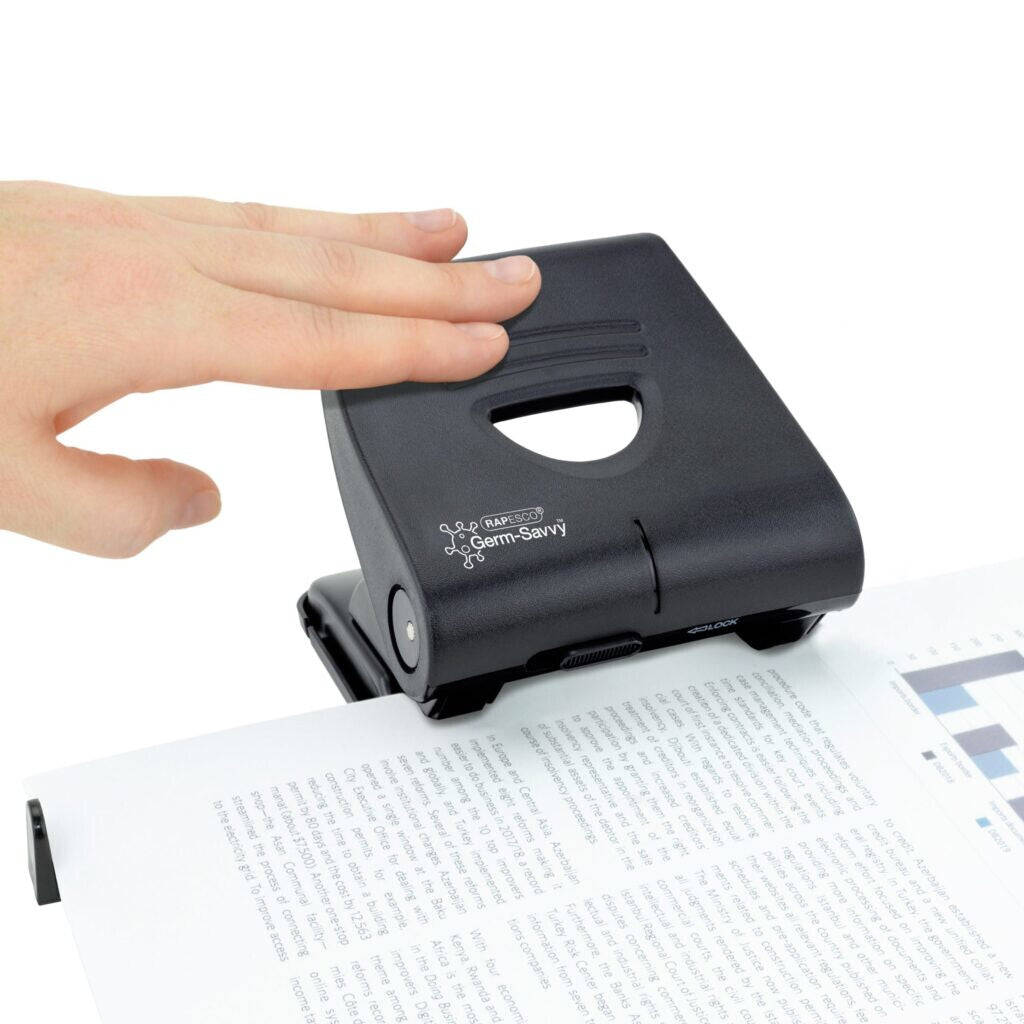 Rapesco 827-P 2 hole punch 30 sheets Black - image 2