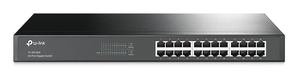 TP-Link TL-SG1024 network switch Unmanaged L2 Gigabit Ethernet (10/100/1000) Black