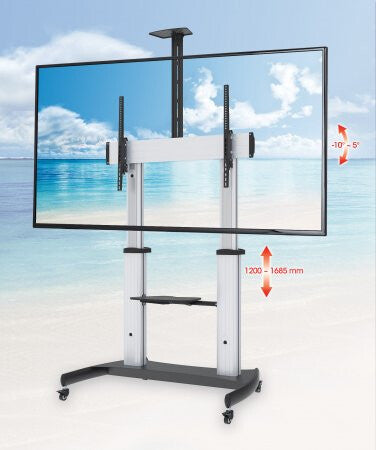Manhattan Trolley Mount Stand for TV & Monitors, For screens: 60" to 100",VESA compatibility:all between - image 6