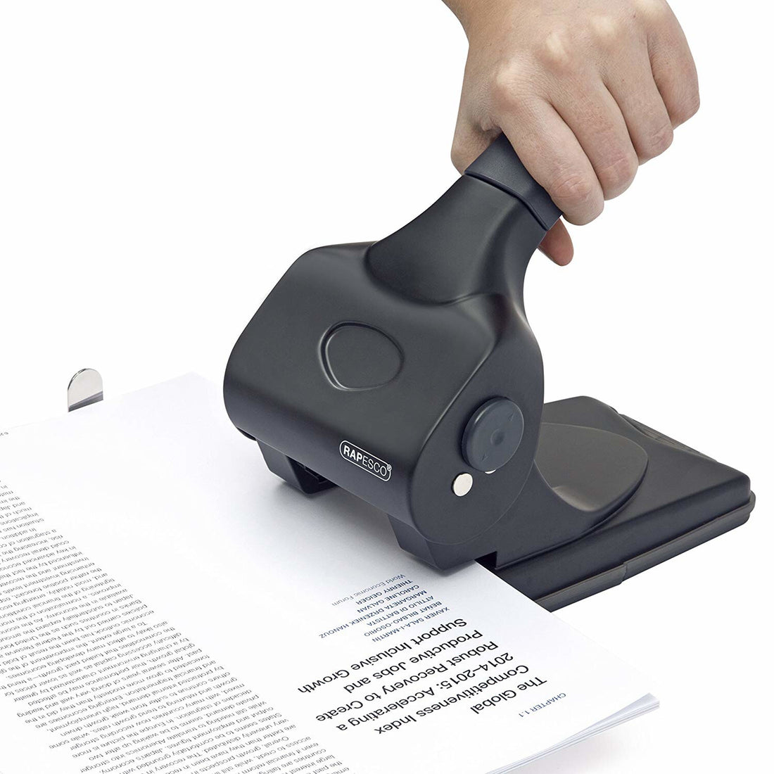 Rapesco ALU 65 Metal hole punch Black - image 2
